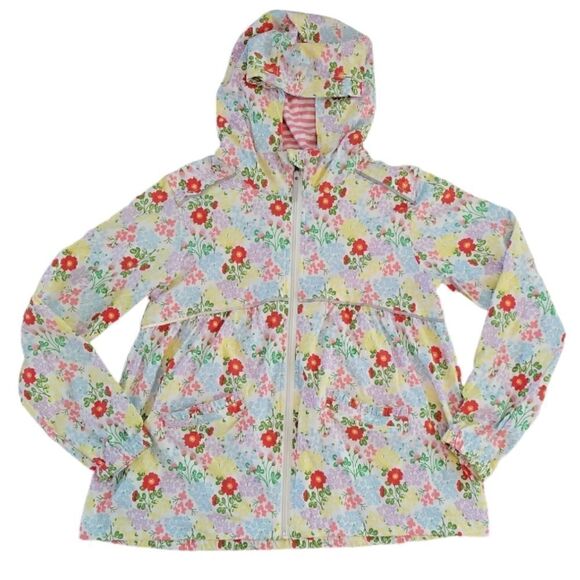 EC HANNA ANDERSSON GIRLS FLORAL HOODED JACKET SZ.14-16 (160) - Picture 1 of 6